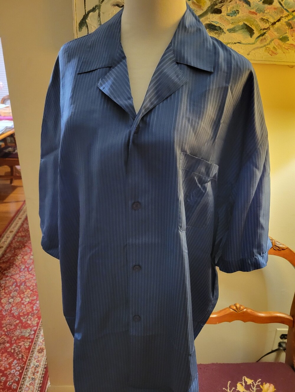 Mens Large Silk Pajamas Nautica Brand